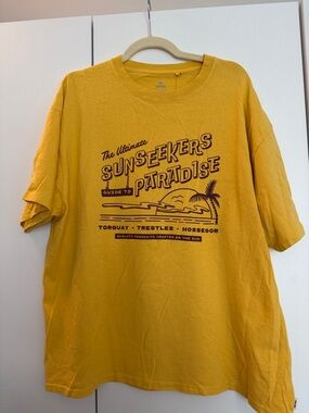 Rip Curl Sunseekers Paradise Graphic Tee - Mustard Yellow